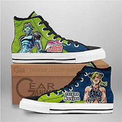 JoJo's Bizarre Adventure Converse - Jolyne Kuujou High Top Shoes | Anime Converse AG0512