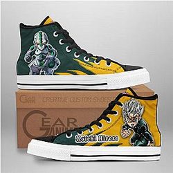 JoJo's Bizarre Adventure Converse - Koichi Hirose High Top Shoes | Anime Converse AG0512