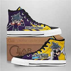 Beyblade Converse - Kai Hiwatari High Top Shoes | Anime Converse AG0512