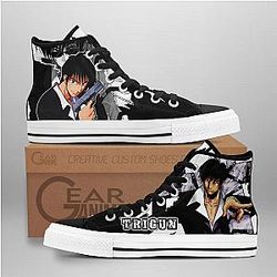 Trigun Converse - Nicholas D. Wolfwood High Top Shoes | Anime Converse AG0512