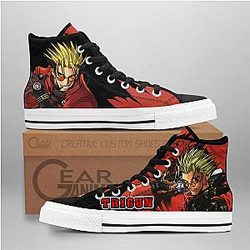 Trigun Converse - Vash the Stampede High Top Shoes | Anime Converse AG0512