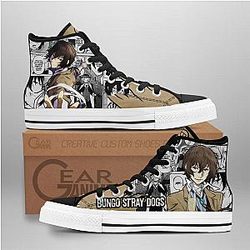 Bungo Stray Dogs Converse - Osamu Dazai High Top Shoes | Anime Converse AG0512