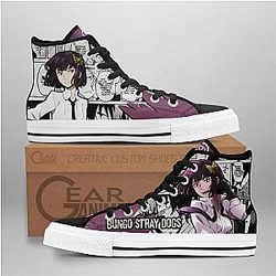 Bungo Stray Dogs Converse - Akiko Yosano High Top Shoes | Anime Converse AG0512