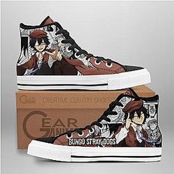 Bungo Stray Dogs Converse - Ranpo Edogawa High Top Shoes | Anime Converse AG0512