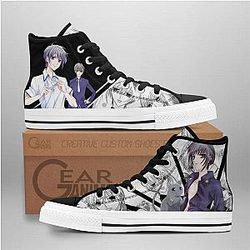 Fruit Basket Converse - Yuki Souma High Top Shoes | Anime Converse AG0512