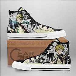 Bungo Stray Dogs Converse - Doppo Kunikida High Top Shoes | Anime Converse AG0512