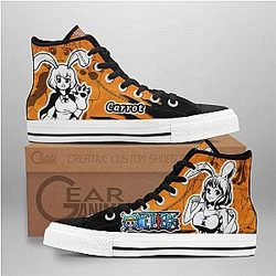 One Piece Converse - Carrot High Top Shoes Mix Manga | Anime Converse AG0512