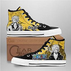 One Piece Converse - Sanji High Top Shoes Mix Manga | Anime Converse AG0512