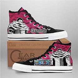 One Piece Converse - Charlotte Katakuri High Top Shoes Mix Manga | Anime Converse AG0512