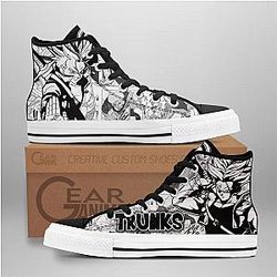Dragon Ball Converse - Trunks Saiyan High Top Shoes | Anime Converse AG0512
