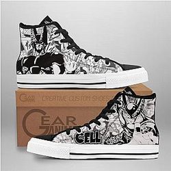 Dragon Ball Converse - Cell High Top Shoes | Anime Converse AG0512