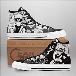Naruto Converse - Nrt Uzumaki Sage High Top Shoes | Anime Converse AG0512