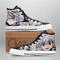 Hunter x Hunter Converse - Killua High Top Shoes Mix Manga | Anime Converse AG0512
