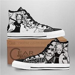 Naruto Converse - Nrt Uzumaki Bijuu High Top Shoes | Anime Converse AG0512