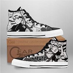 Naruto Converse - Nrt Uzumaki High Top Shoes | Anime Converse AG0512