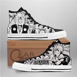 Naruto Converse - Jiraiya High Top Shoes | Anime Converse AG0512