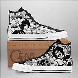 Naruto Converse - Kiba Inuzuka High Top Shoes | Anime Converse AG0512