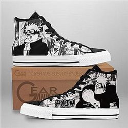 Naruto Converse - Pain High Top Shoes | Anime Converse AG0512