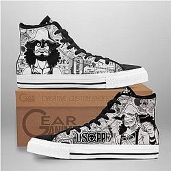 One Piece Converse - Usopp High Top Shoes | Anime Converse AG0512