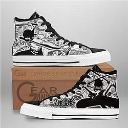 One Piece Converse - Roronoa Zoro High Top Shoes | Anime Converse AG0512
