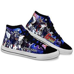 Mobile Suit Gundam Converse - Strike Freedom Gundam High Top Shoes | Anime Converse AG0512