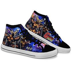 Mobile Suit Gundam Converse - Banshee Gundam High Top Shoes | Anime Converse AG0512