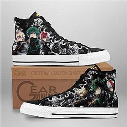 My Hero Academia Converse - BNHA Three Musketeers High Top Shoes | Anime Converse AG0512