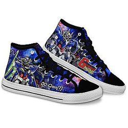 Mobile Suit Gundam Converse - 00Q Gundam High Top Shoes | Anime Converse AG0512