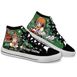 Persona Converse - Futaba Sakura High Top Shoes | Anime Converse AG0512