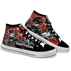 Persona Converse - Makoto Niijima High Top Shoes | Anime Converse AG0512