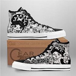 One Piece Converse - Tony Tony Chopper High Top Shoes | Anime Converse AG0512