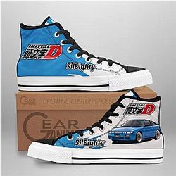 Initial D Converse - Mako Sato High Top Shoes | Anime Converse AG0512