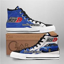 Initial D Converse - Bunta Fujiwara High Top Shoes | Anime Converse AG0512