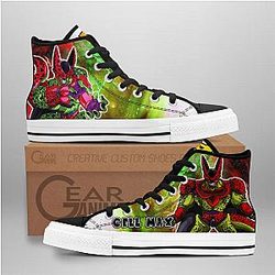 Dragon Ball Converse - Cell Max High Top Shoes | Anime Converse AG0512