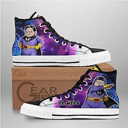 Dragon Ball Converse - Dr. Hedo High Top Shoes | Anime Converse AG0512