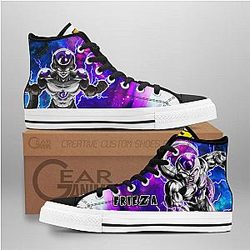 Dragon Ball Converse - Black Frieza High Top Shoes | Anime Converse AG0512