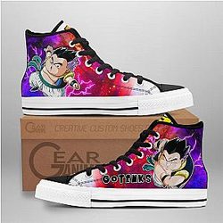 Dragon Ball Converse - Fat Gotenks High Top Shoes | Anime Converse AG0512