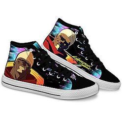 Cyberpunk Edgerunners Converse - Maine High Top Shoes | Anime Converse AG0512