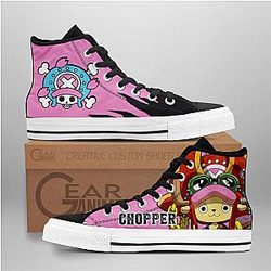 One Piece Converse - Tony Tony Chopper High Top Shoes | Anime Converse AG0512