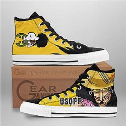 One Piece Converse - Usopp High Top Shoes | Anime Converse AG0512