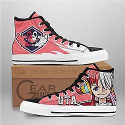 One Piece Converse - Uta High Top Shoes | Anime Converse AG0512