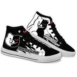 Danganronpa Converse - Monokuma High Top Shoes | Anime Converse AG0512