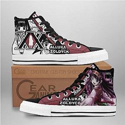 Hunter x Hunter Converse - Alluka Zoldyck High Top Shoes Skill | Anime Converse AG0512