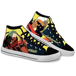 Cyberpunk Edgerunners Converse - Maine High Top Shoes | Anime Converse AG0512