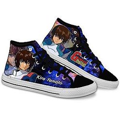 Mobile Suit Gundam Converse - Kira Yamato High Top Shoes | Anime Converse AG0512
