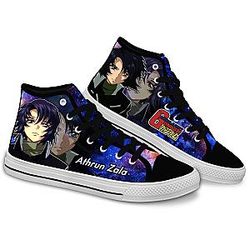 Mobile Suit Gundam Converse - Athrun Zala High Top Shoes | Anime Converse AG0512