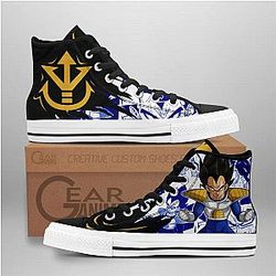 Dragon Ball Converse - Prince Vegeta High Top Shoes | Anime Converse AG0512