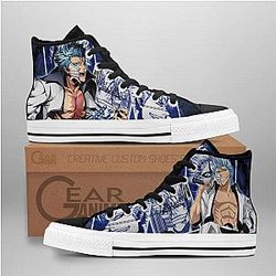 Bleach Converse - Jaegerjaquez Grimmjow High Top Shoes | Anime Converse AG0512