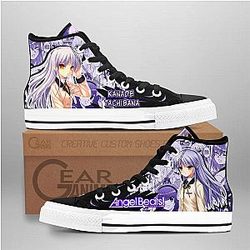 Angel Beats Converse - Angel Beats Kanade Tachibana High Top Shoes | Anime Converse AG0512