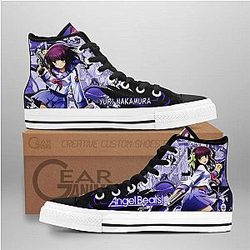 Angel Beats Converse - Angel Beats Yuri Nakamura High Top Shoes | Anime Converse AG0512